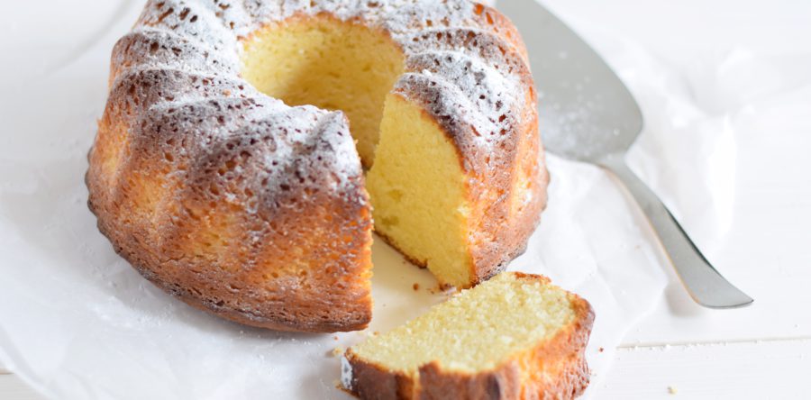 Yoghurt-citroencake met griekse yoghurt