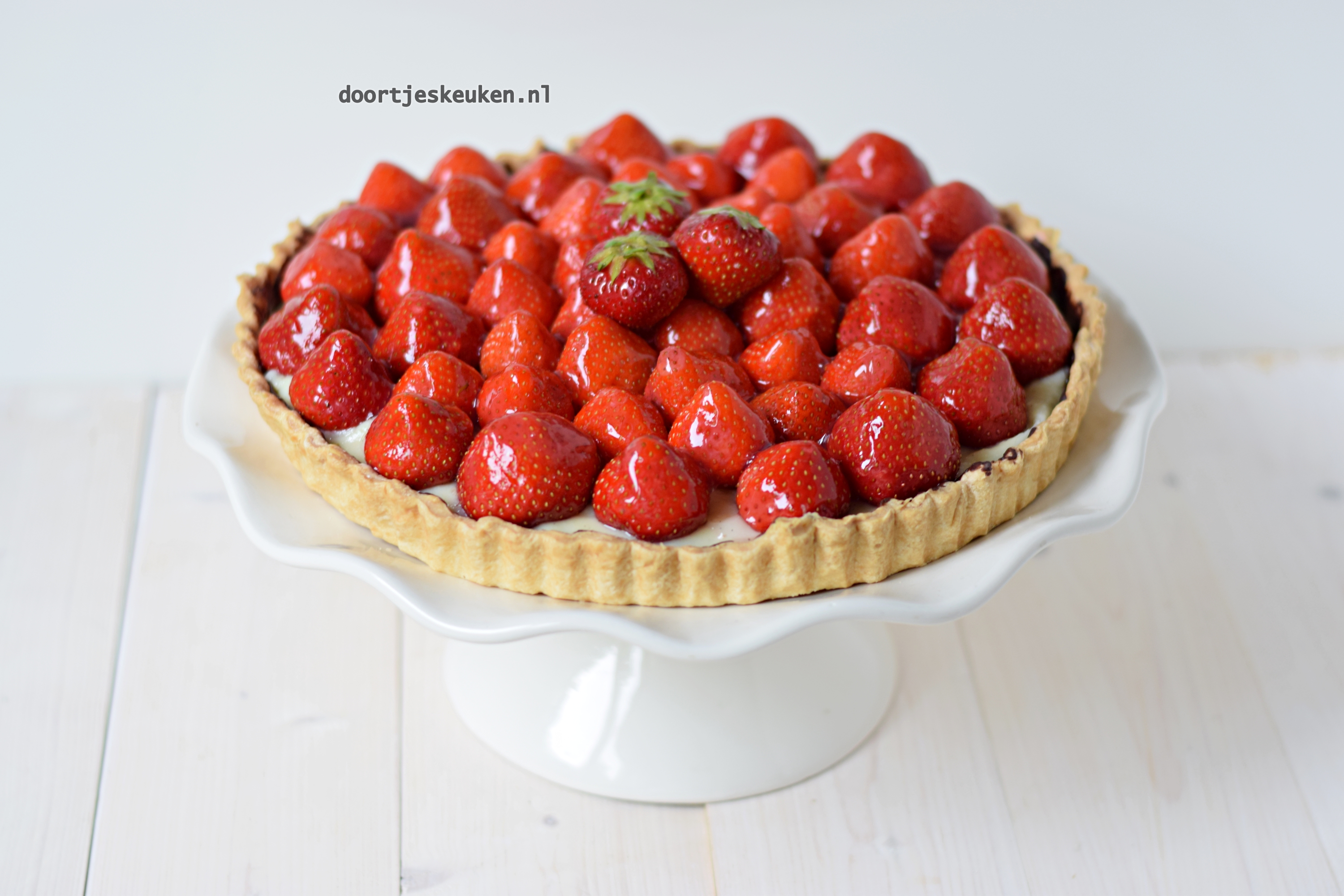 snelle aardbeientaart snelle aardbeientaart
