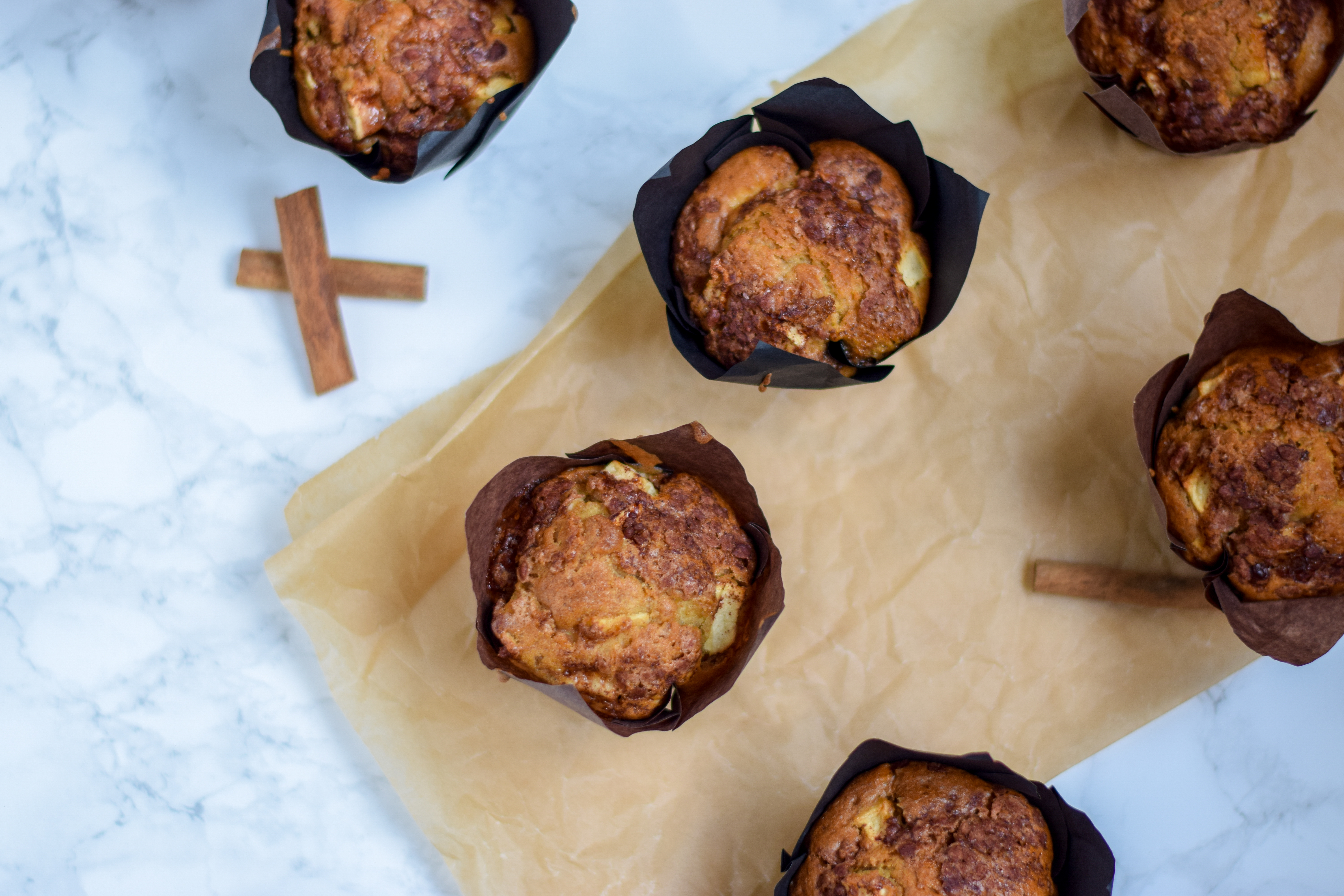 appelkaneel muffins
