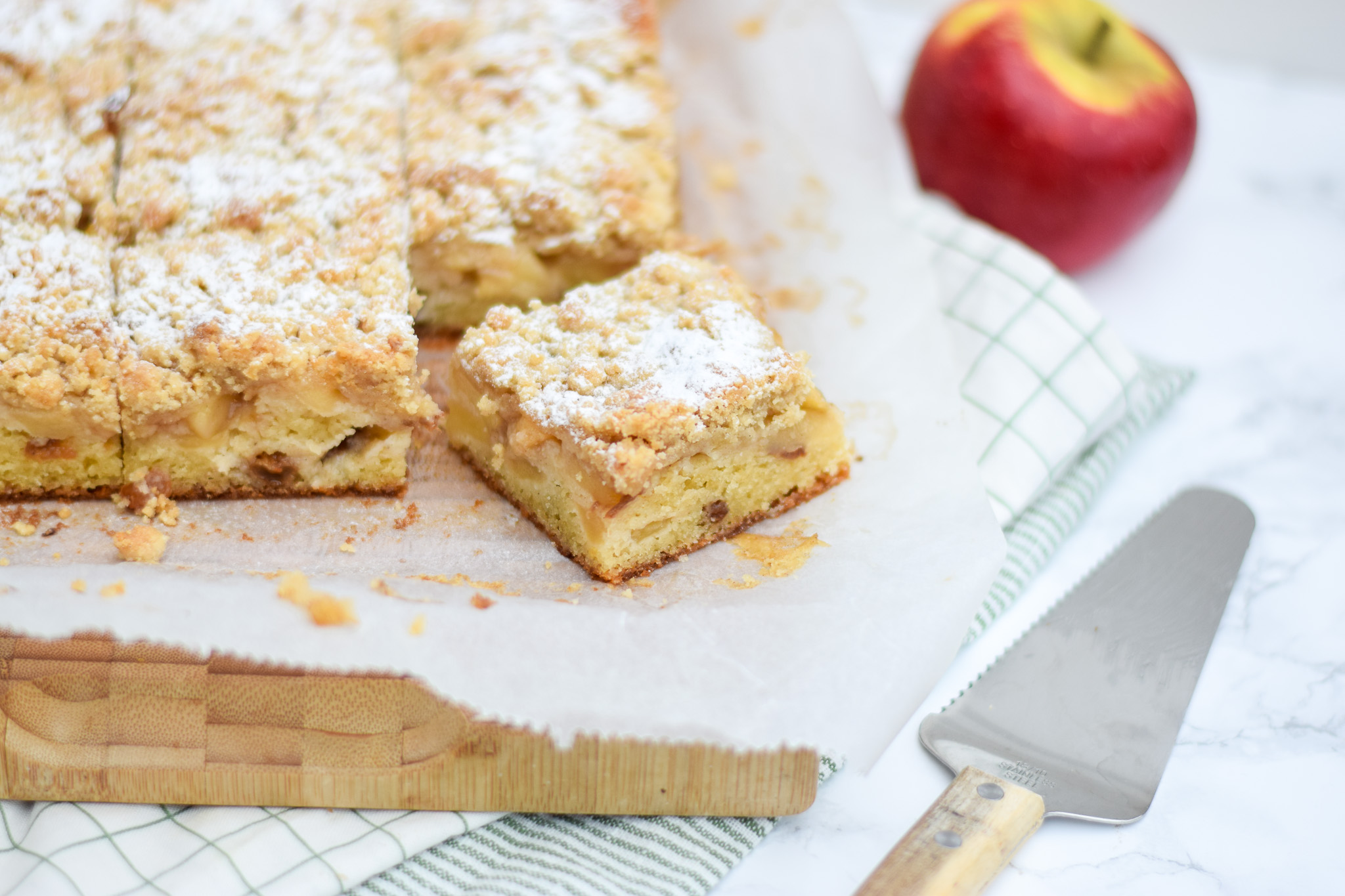 Appelkruimel Plaatcake Doortjes Keuken