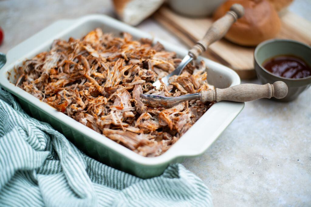 Pulled pork uit de slowcooker