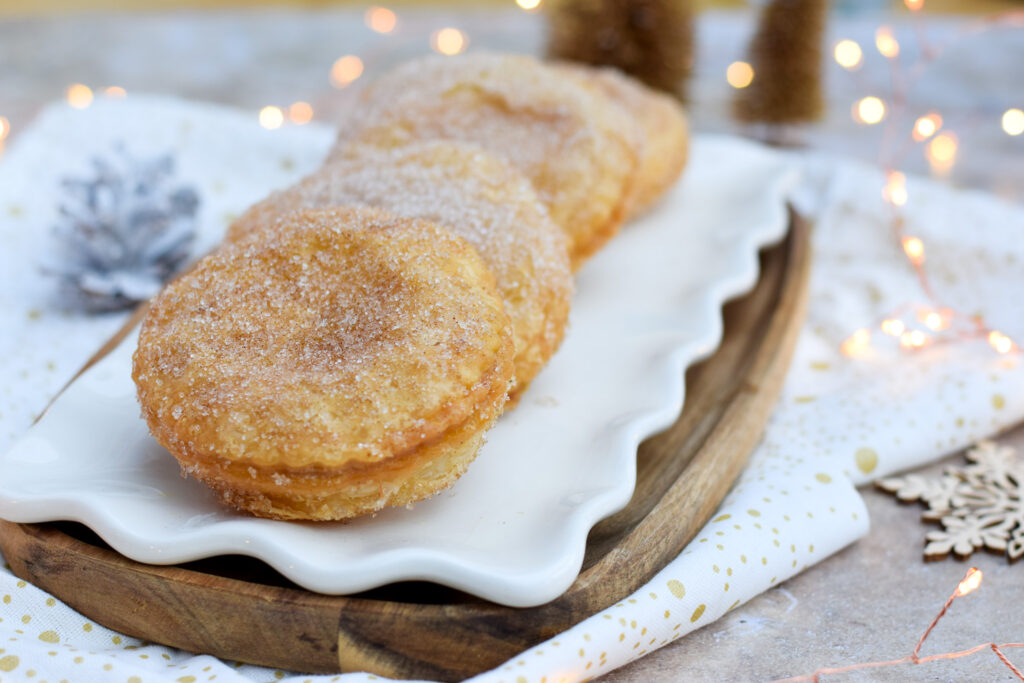 Appelbeignets met bladerdeeg