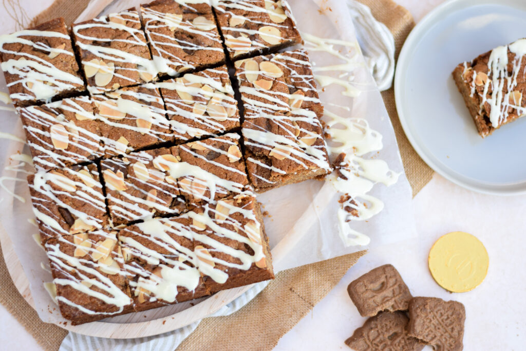 Speculaas blondies