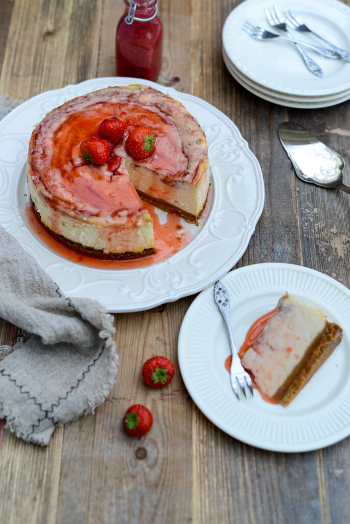 aardbeien cheesecake