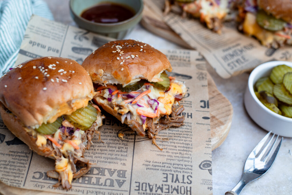 Pulled pork sliders