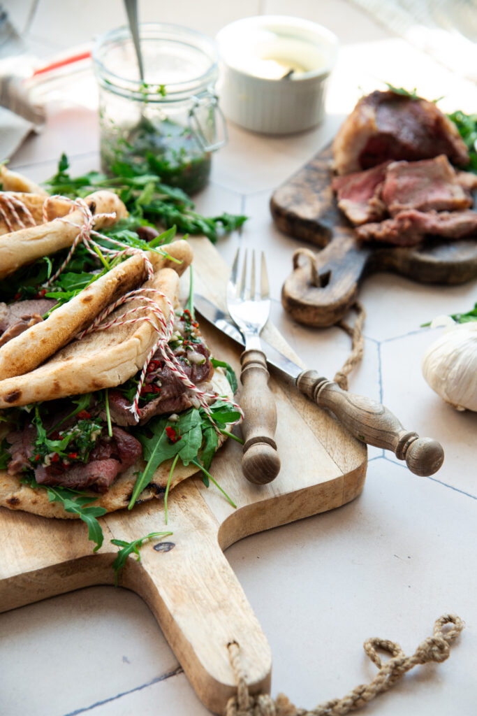Pita picanha van de kamado