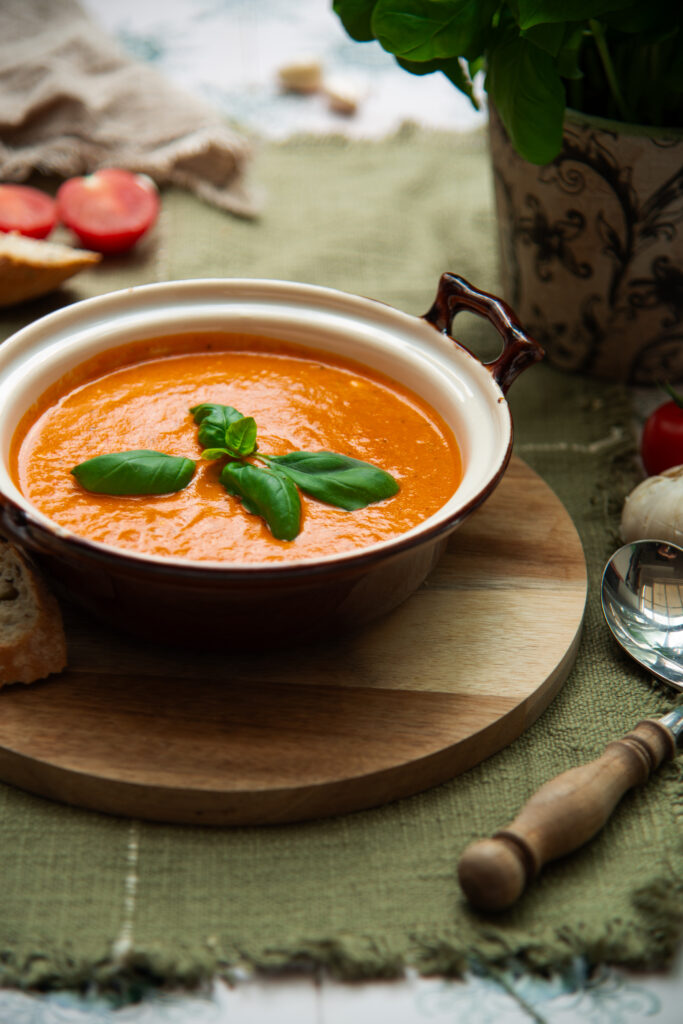 Geroosterde tomatensoep