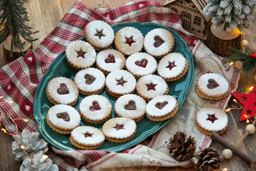Spitzbuben (sandwichkoekjes)