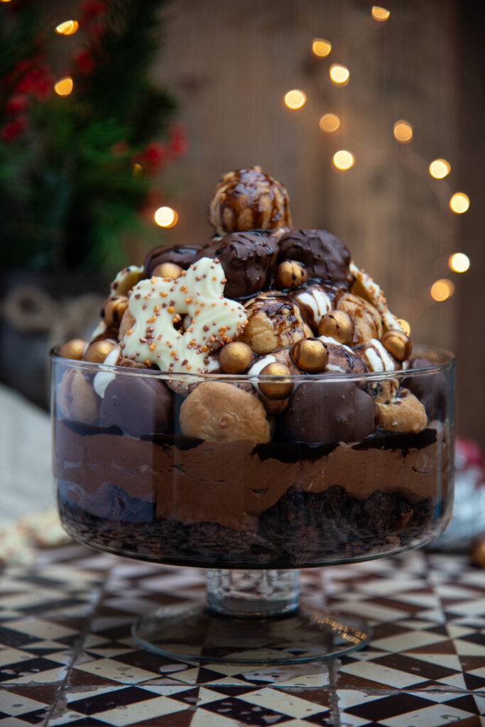 Profiterole kerst trifle