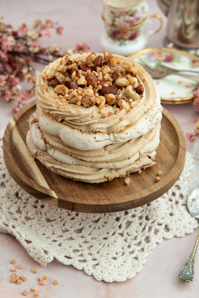 Koffie noten schuimtaartje