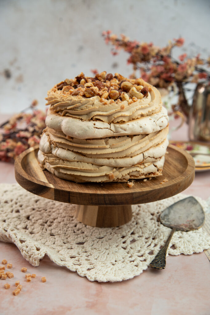 Koffie noten schuimtaartje