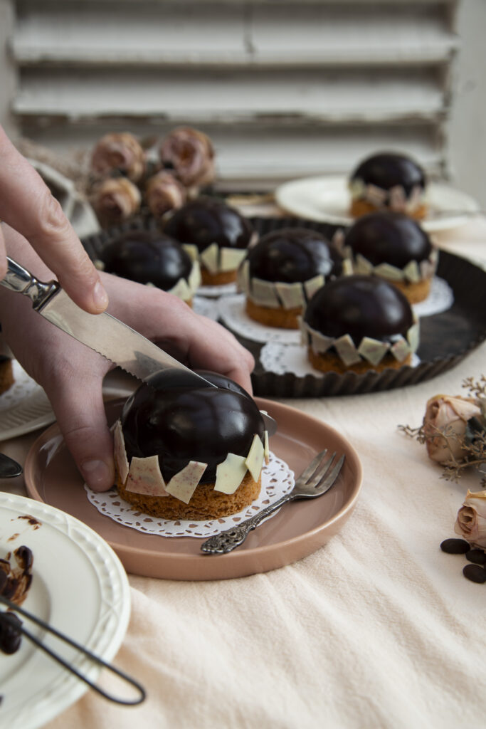 Espresso mousse gebakje