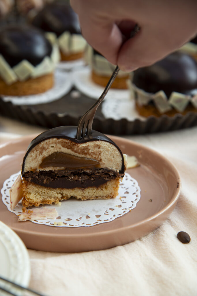 Espresso mousse gebakje