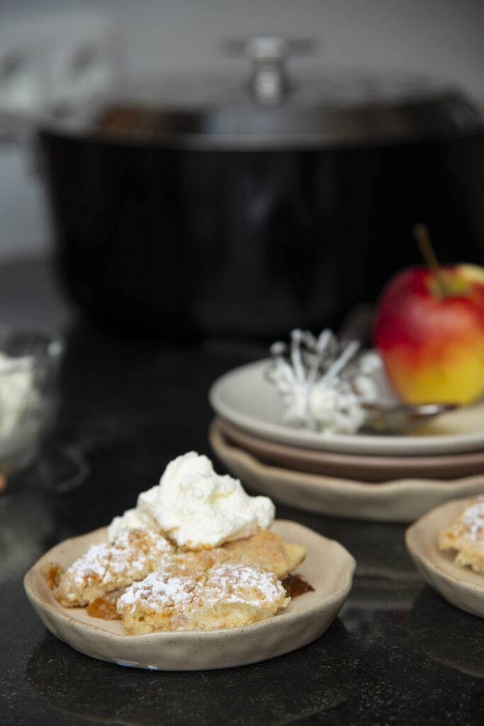 Apple crumble uit de braadpan