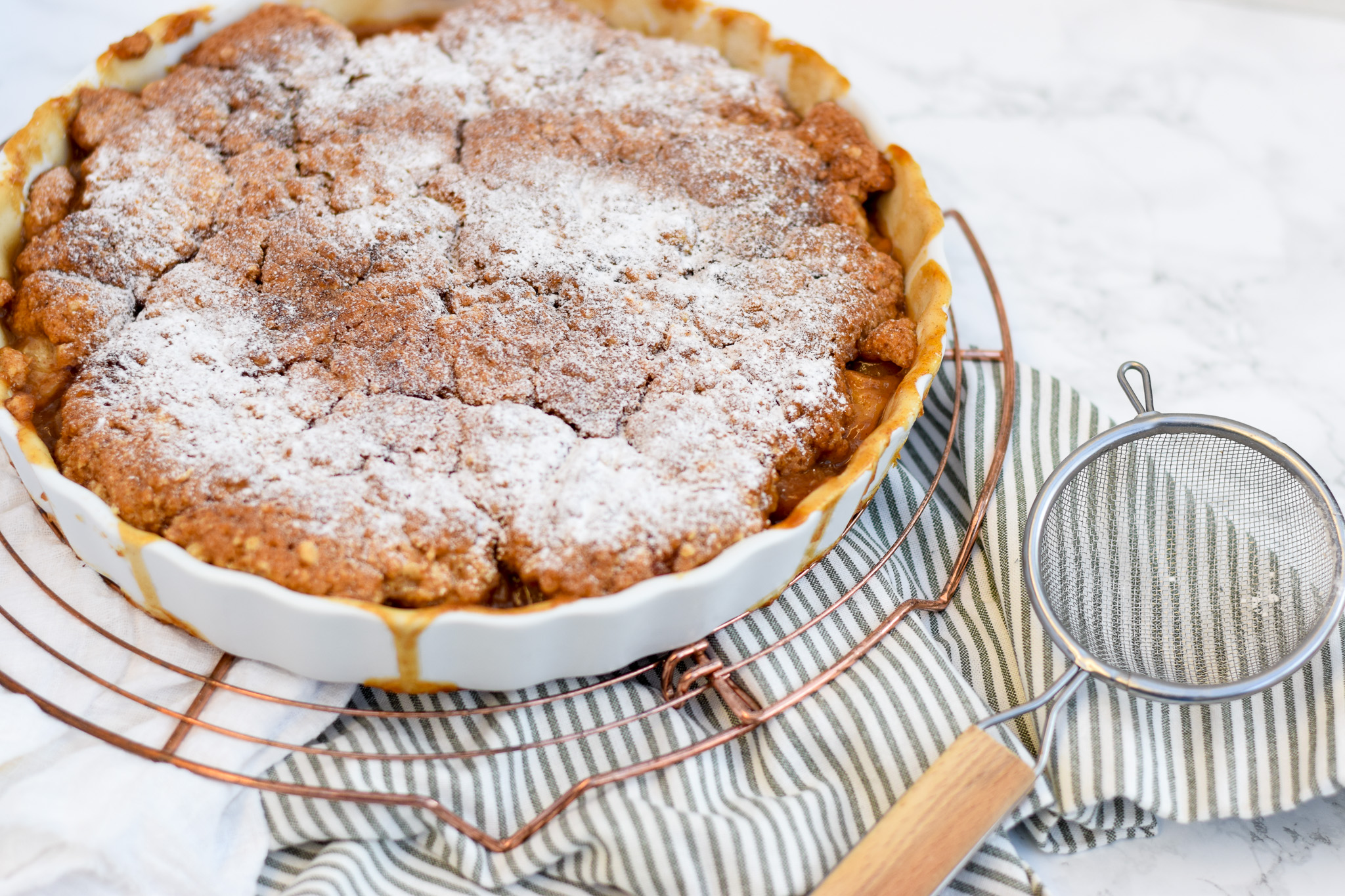 peach cobbler