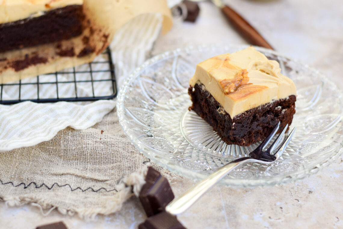 Cappuccino brownies - Doortjes Keuken