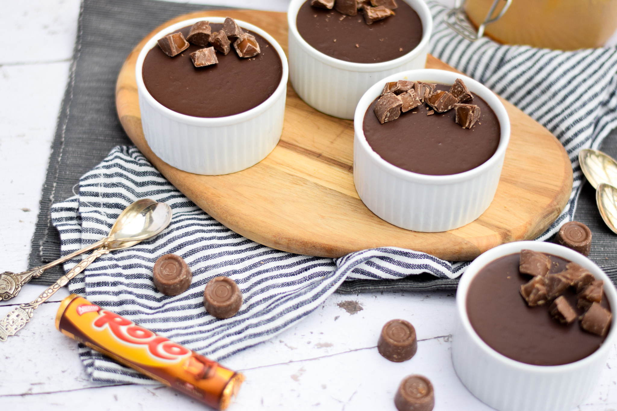 Rolo cheesecake toetje