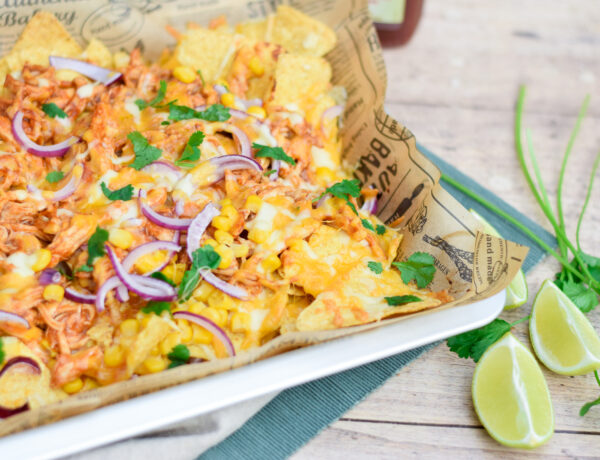 loaded nacho's pulled chicken