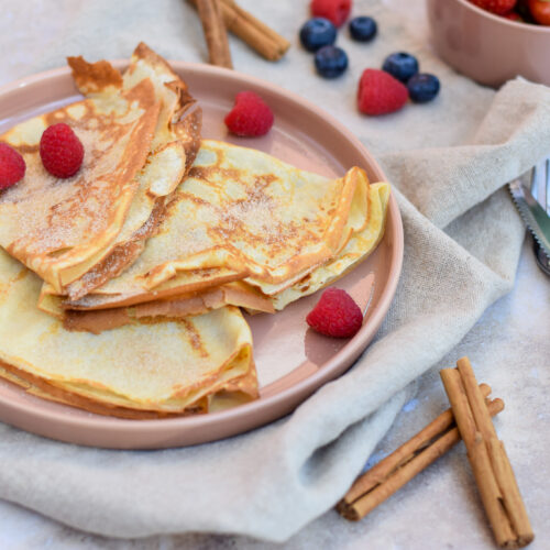 Crêpes met kaneelsuiker