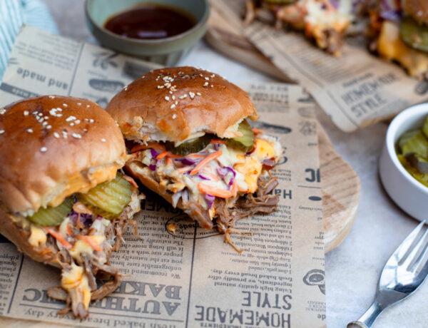 Pulled pork sliders