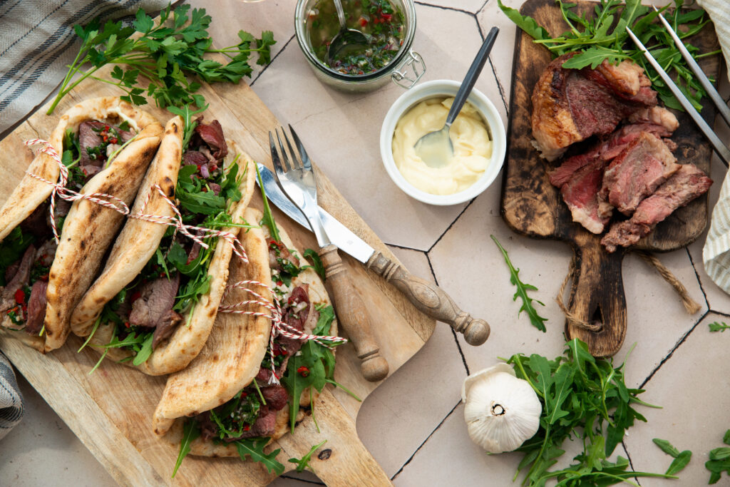 Pita picanha van de kamado