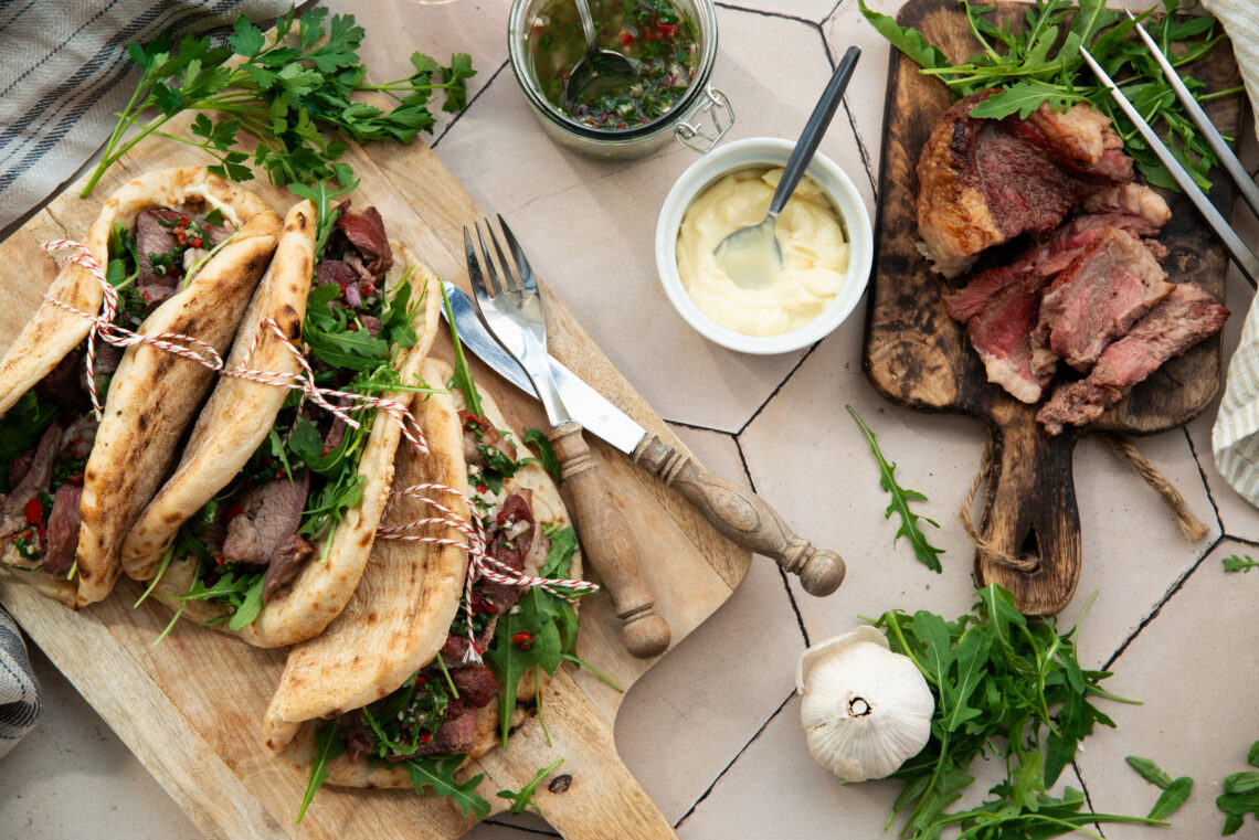 Pita picanha van de kamado