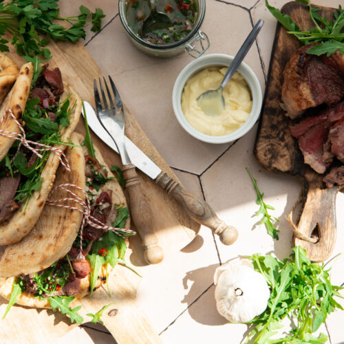 Pita picanha van de kamado