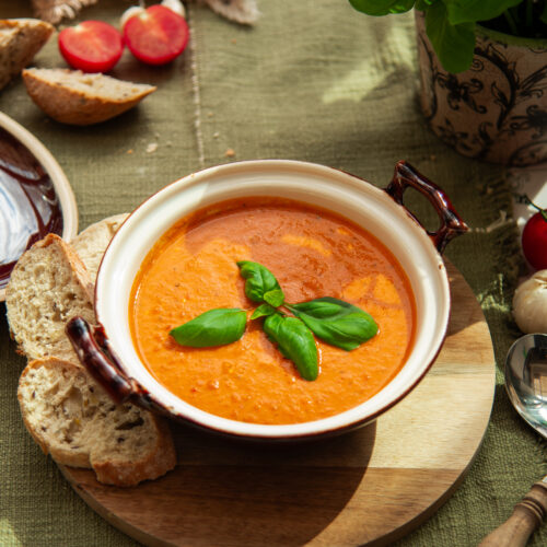 Geroosterde tomatensoep