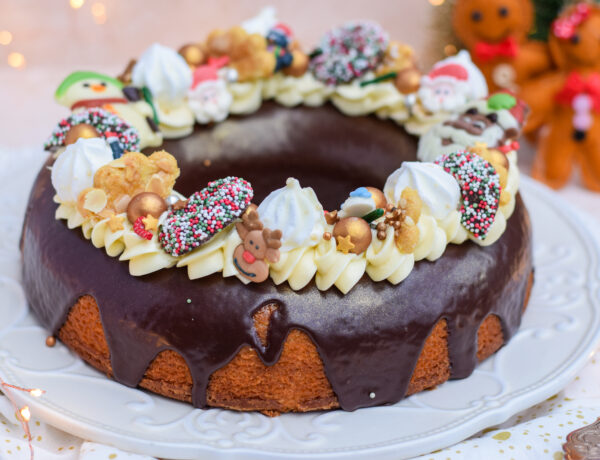 Cake kerstkrans