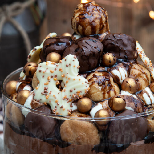 Profiterole kerst trifle