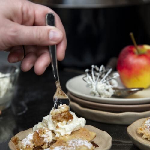 Apple crumble uit de braadpan