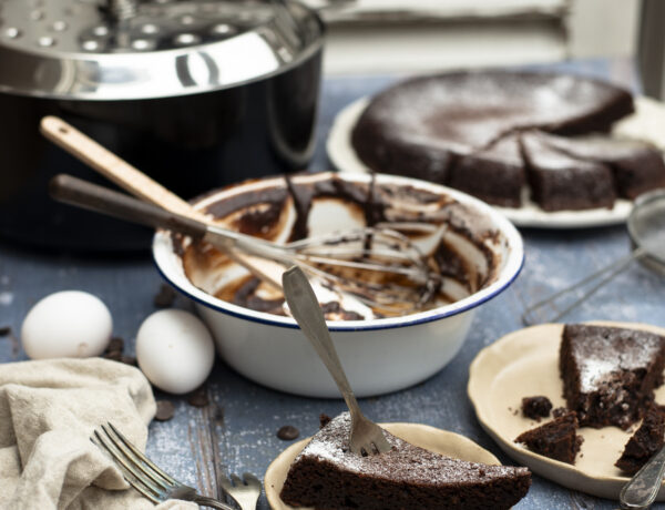 Chocoladecake uit de braadpan