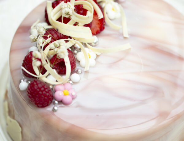 Chocolade entremet taartje