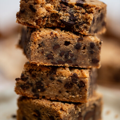 Chocolate chip blondies