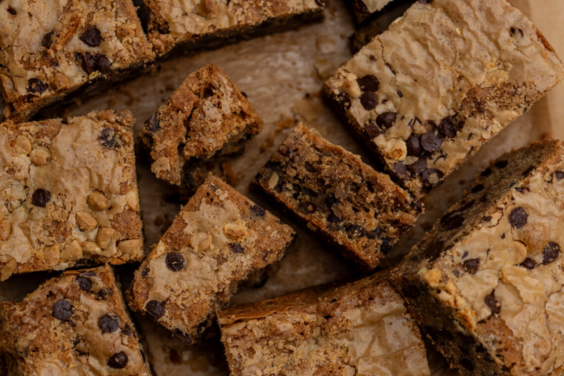 Chocolate chip blondies